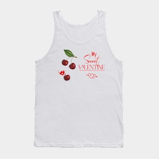 Sweet Valentine with Cherry Fruit Tank Top